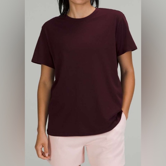 NWOT Lululemon All Yours Short Sleeve T-Shirt Cassis - Picture 1 of 6